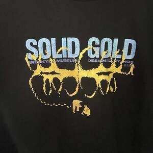 New Brooklyn Museum Mens XXL Solid Gold Head of State HOS Black T-Shirt Thick